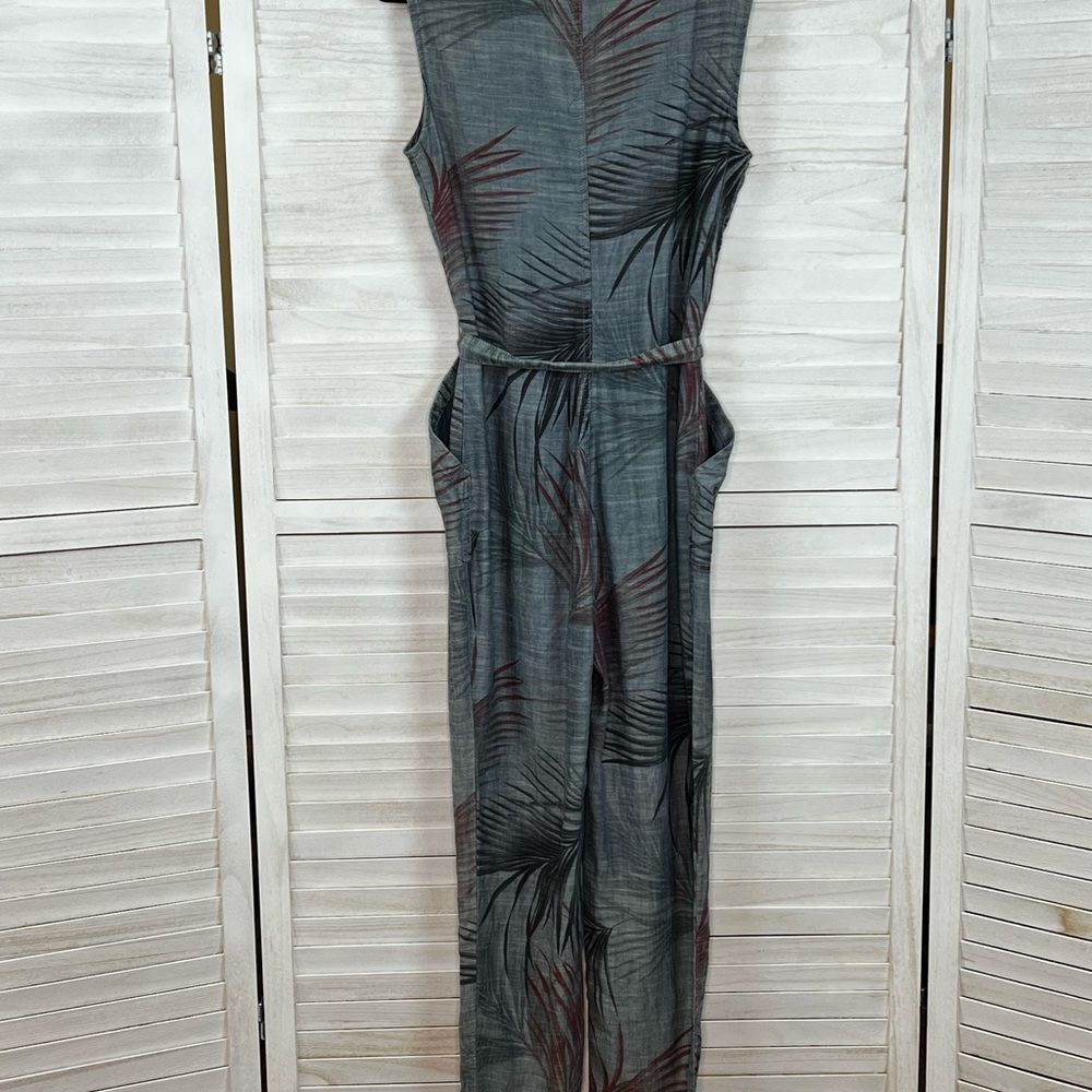 Level 99 Anthropologie Brie Linen Blend Romper Jumpsuit Small - Picture 10 of 11